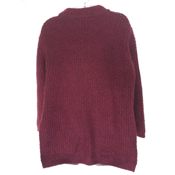 Rachel Roy High Low Mock Neck October Ruby Sweater - Picture 3 of 7